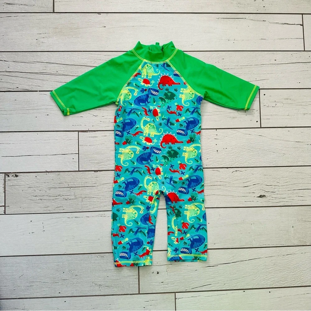 Mini Club Dinosaur 🦕 Rashguard Size 2-3 Years - Picture 2 of 7